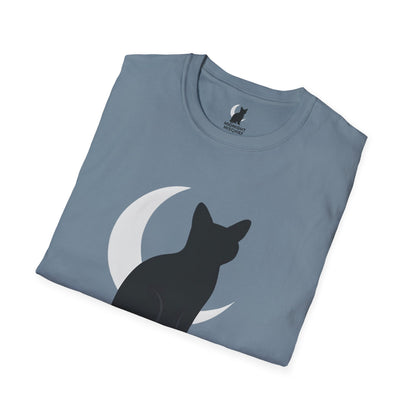 Midnight Mischief Moonlit Cat T-Shirt