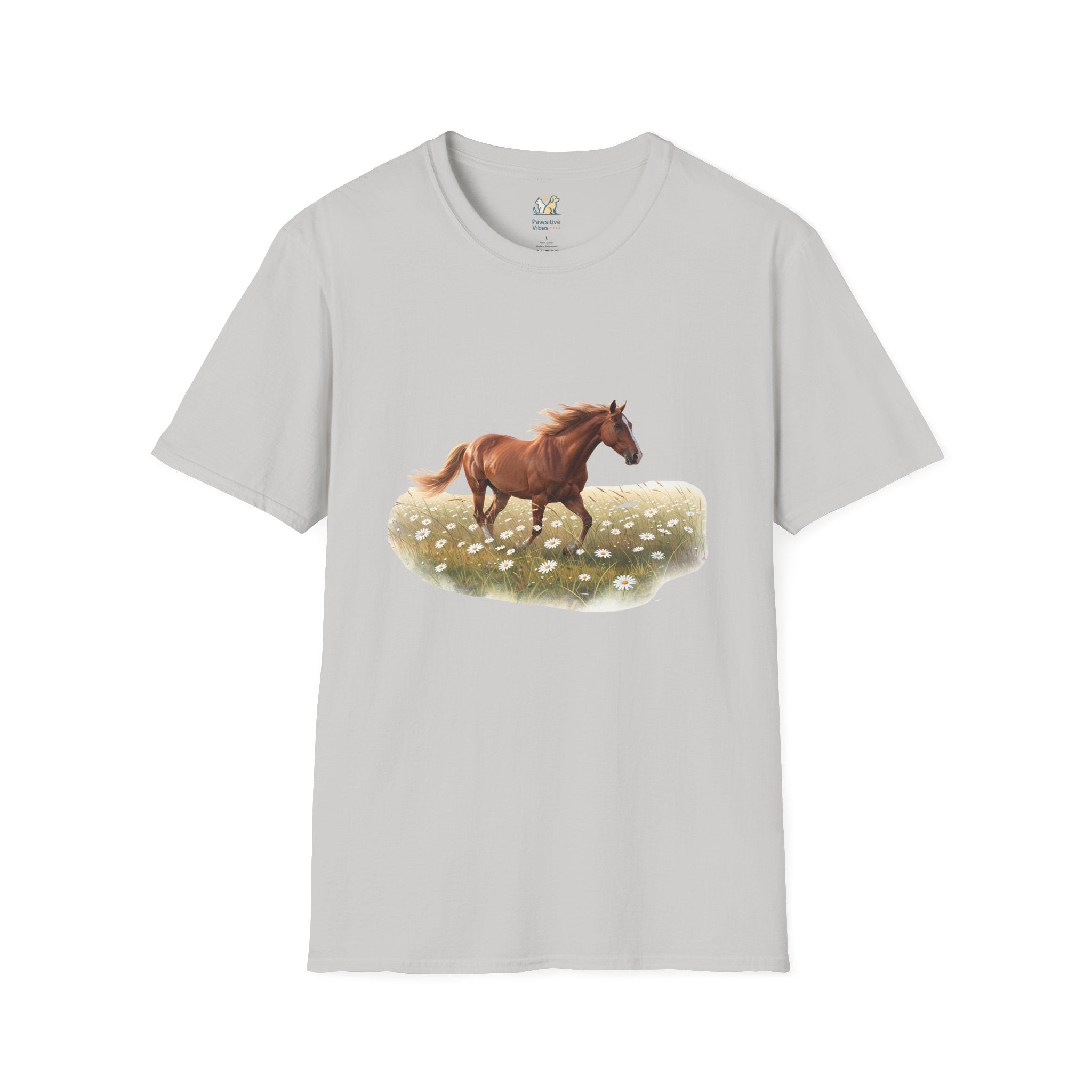 Horse Trotting In A Field T-Shirt