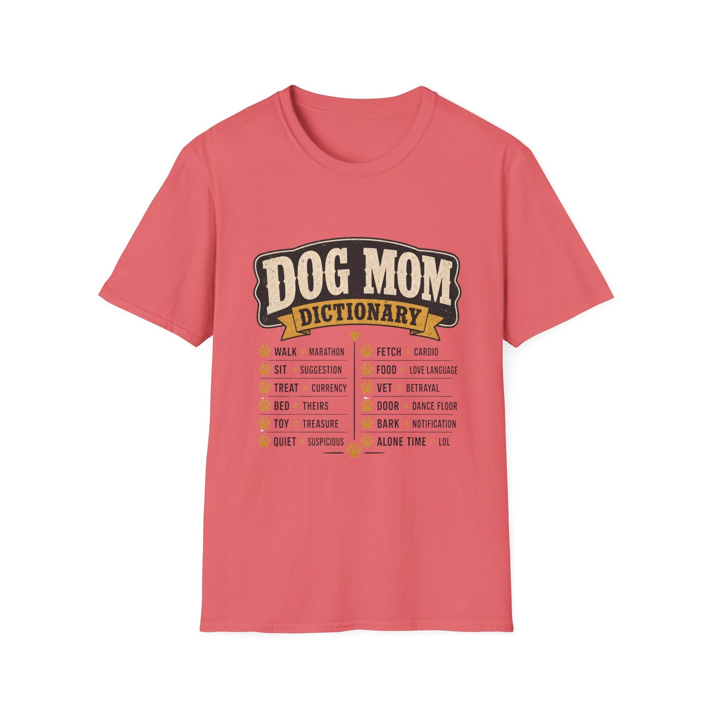 Dog Mom Dictionary T-Shirt