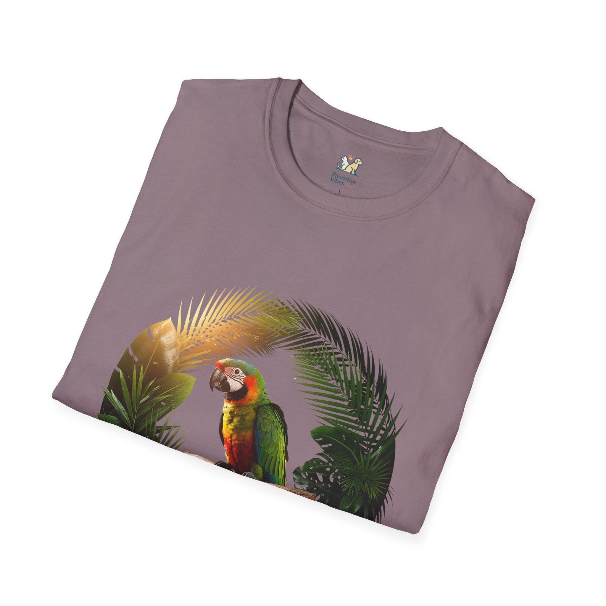 Parrot Surrounded By Foliage T-Shirt
