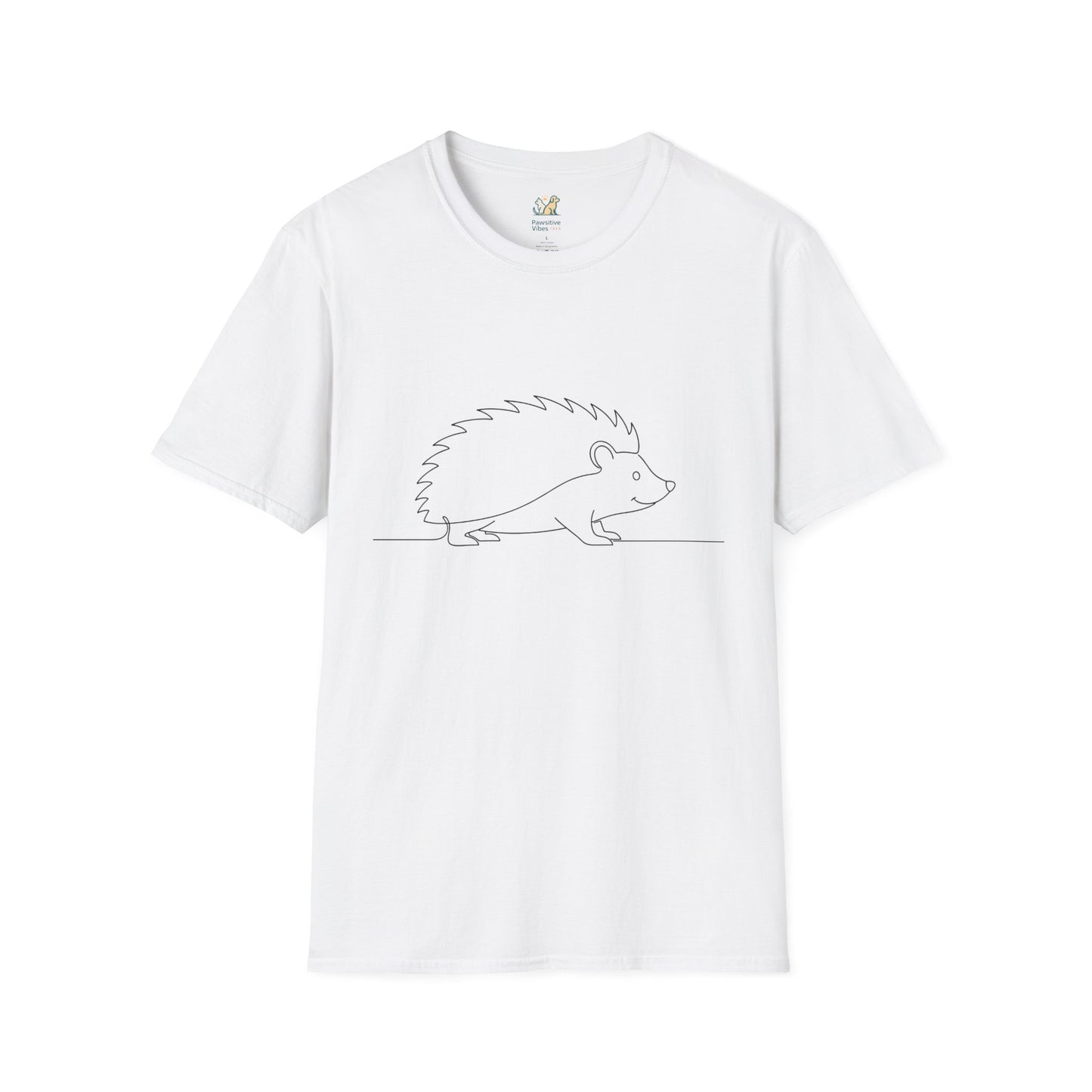 Hedgehog Line Art T-Shirt