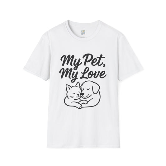 My Pet My Love Dark silhouette T-Shirt