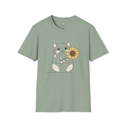 Hamster Line Art T-Shirt