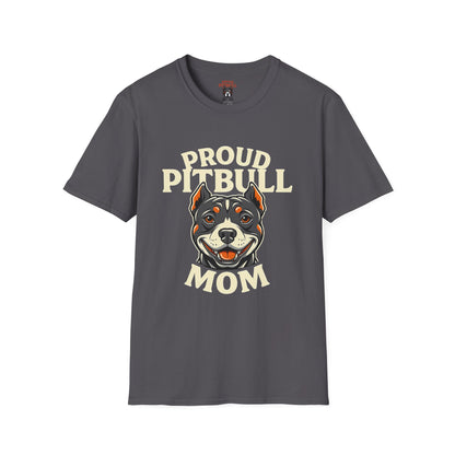 Proud Pitbull Mom T-Shirt