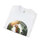 Parrot Surrounded By Foliage T-Shirt