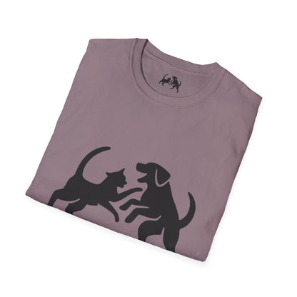 Cat and dog fight T-Shirt
