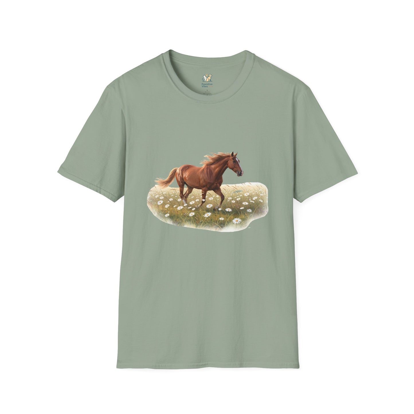 Horse Trotting In A Field T-Shirt