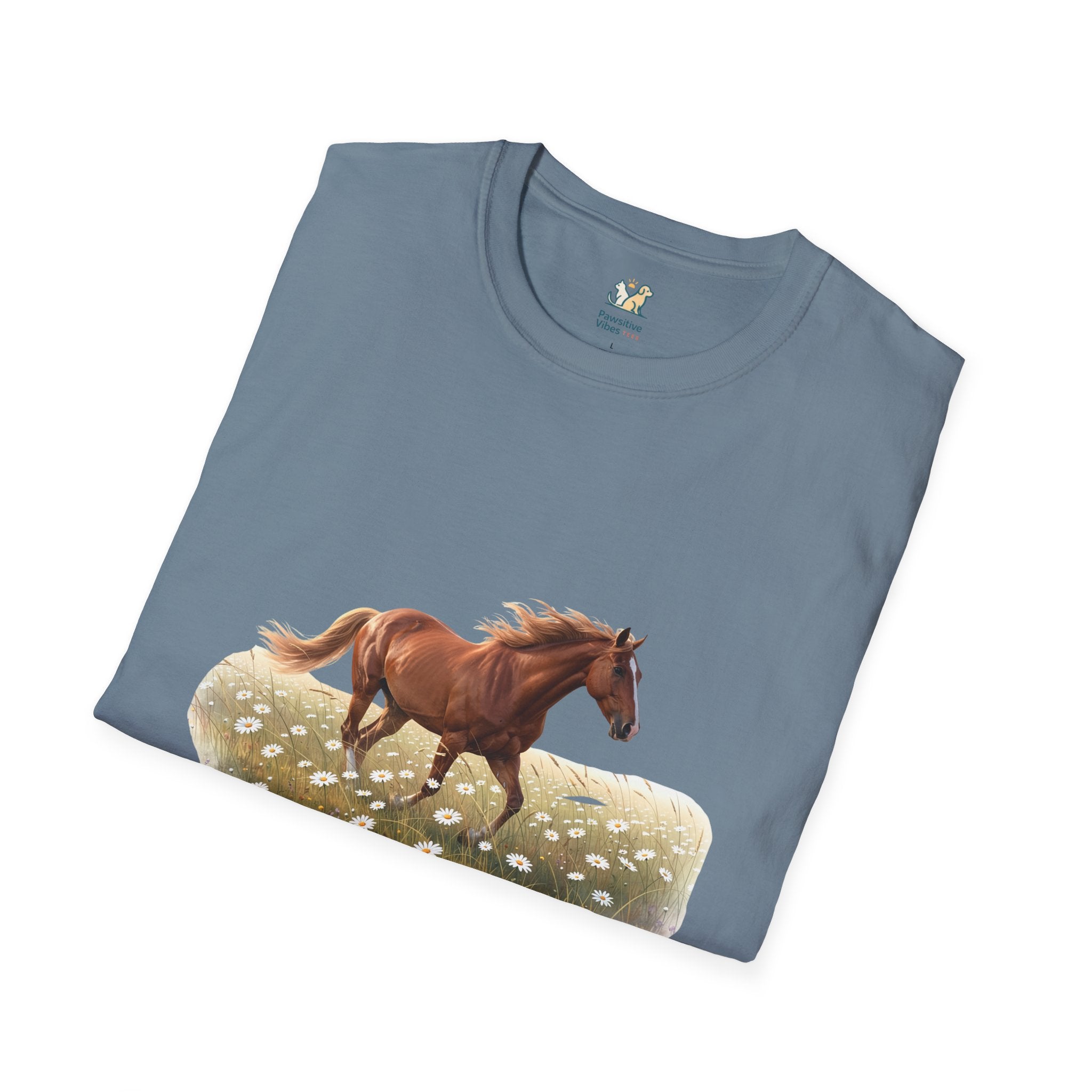 Horse Trotting In A Field T-Shirt
