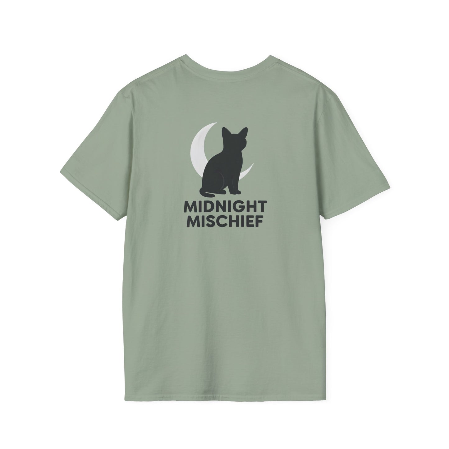Midnight Mischief Moonlit Cat T-Shirt