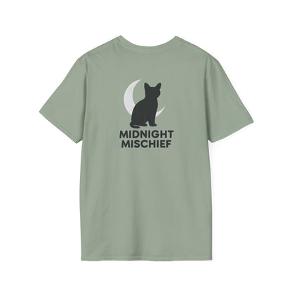 Midnight Mischief Moonlit Cat T-Shirt