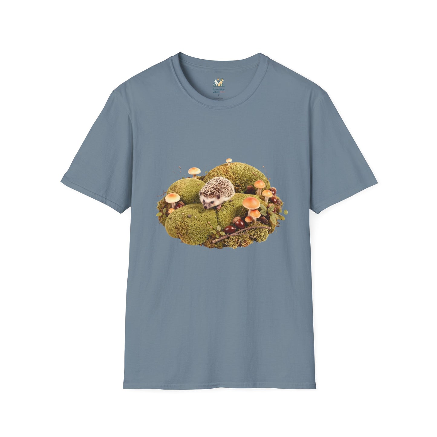 Hedgehog In A Mini Moss Garden T-Shirt
