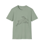 Rabbit Line ArtT-Shirt