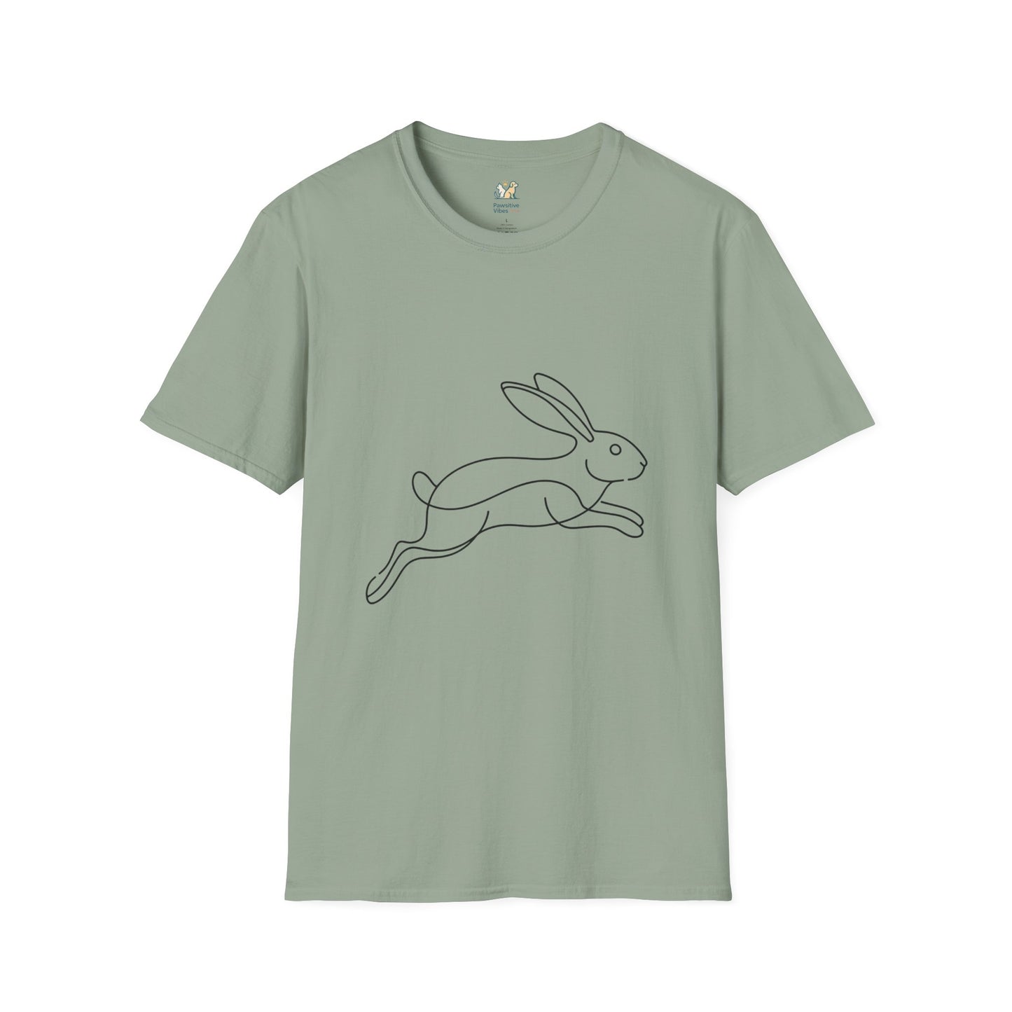 Rabbit Line ArtT-Shirt