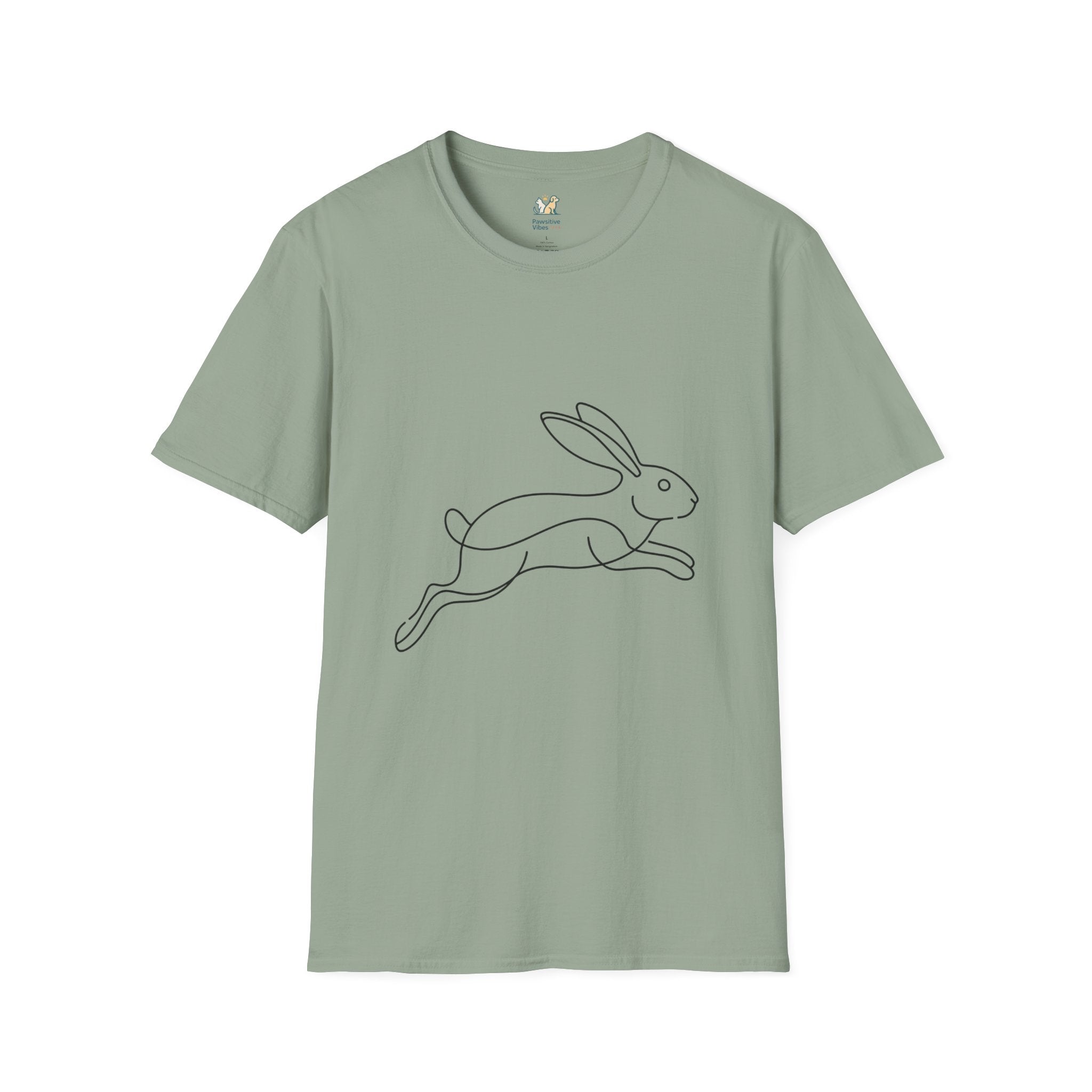 Rabbit Line ArtT-Shirt