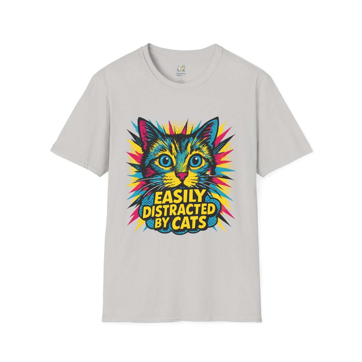 Easily Distracted by Cats T-Shirt