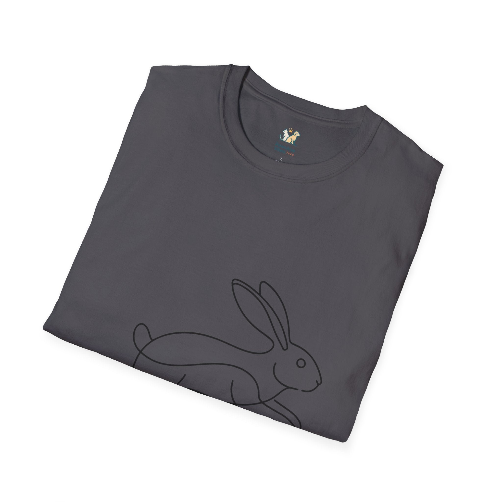 Rabbit Line ArtT-Shirt
