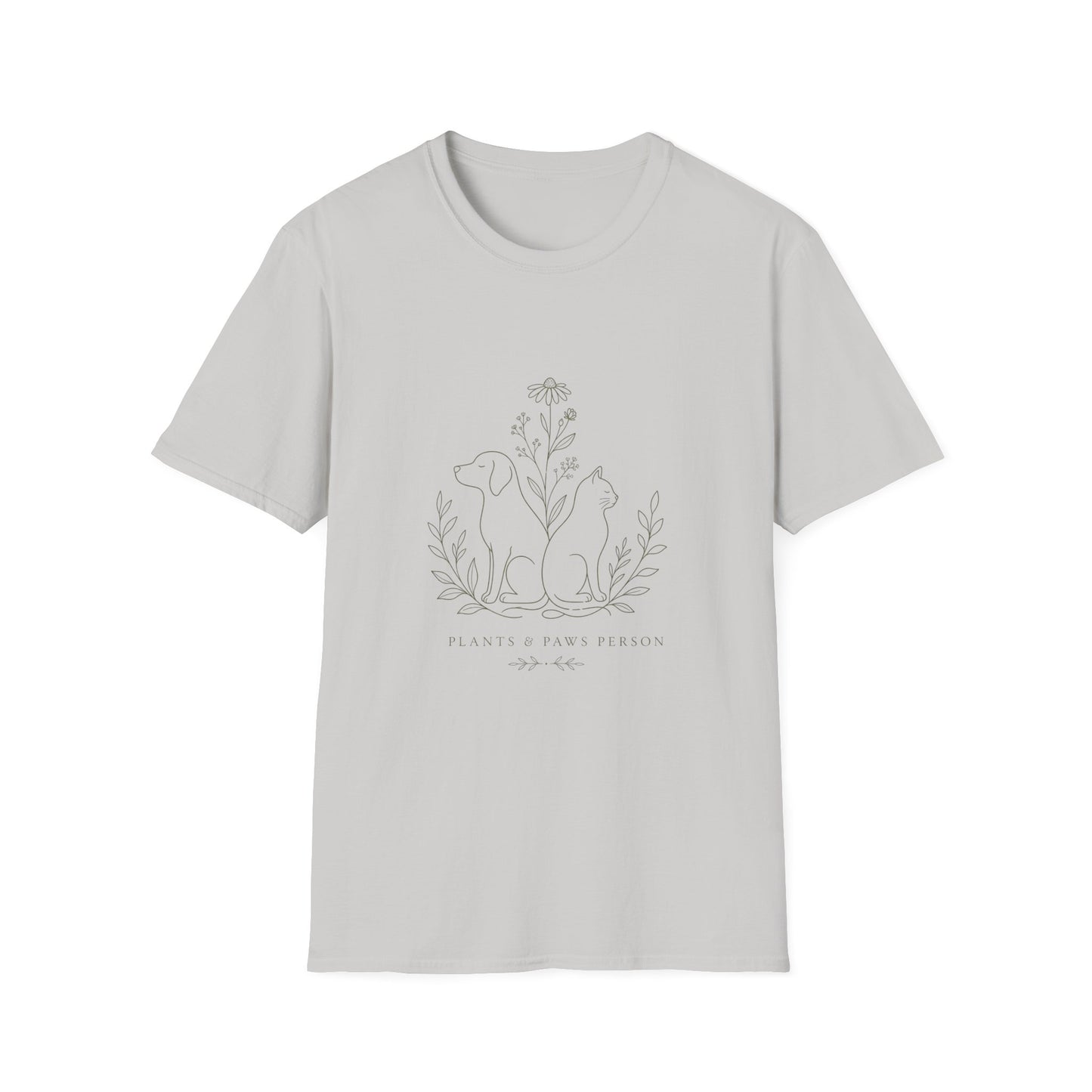 Plants & Paws Person T-Shirt
