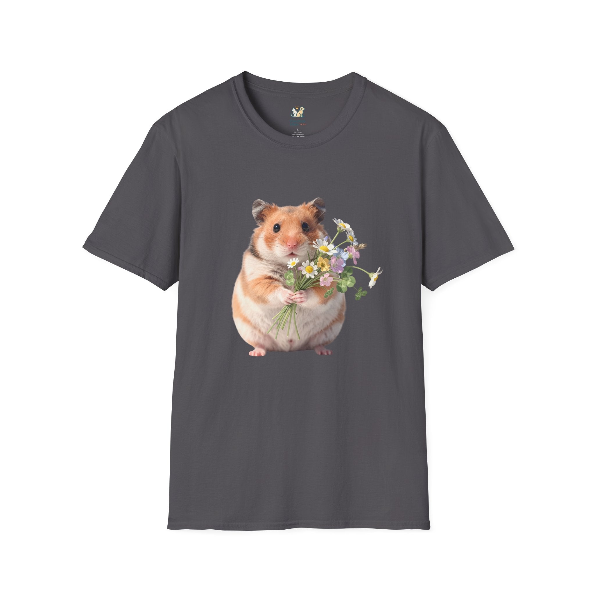 Hamster With  Wildflowers T-Shirt