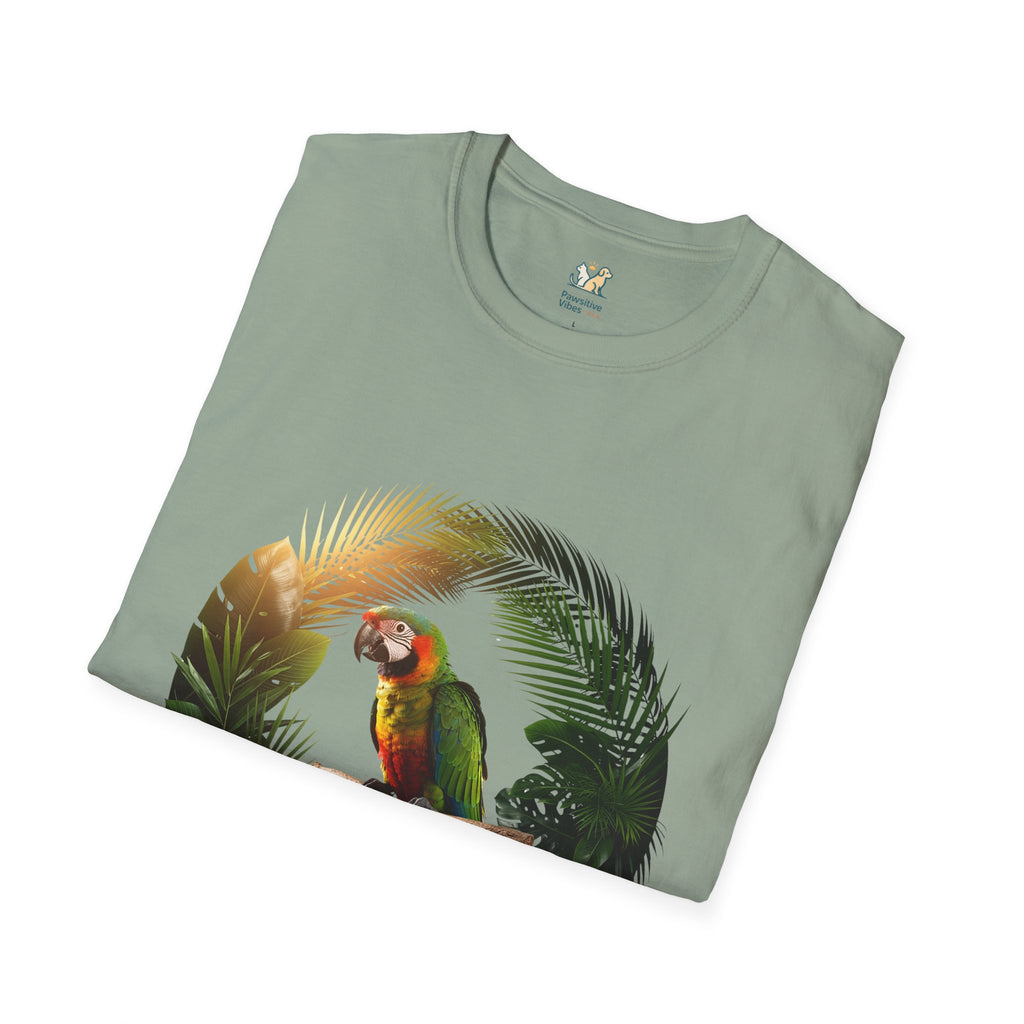 Parrot Surrounded By Foliage T-Shirt