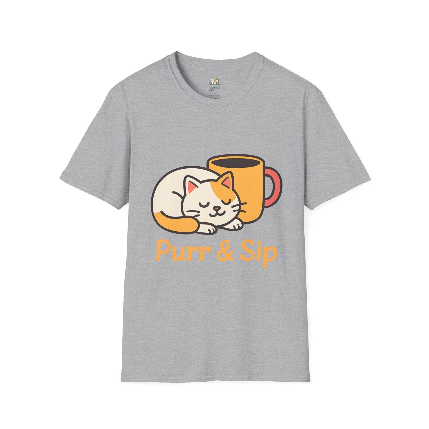 Purr and Sip Cat T-Shirt