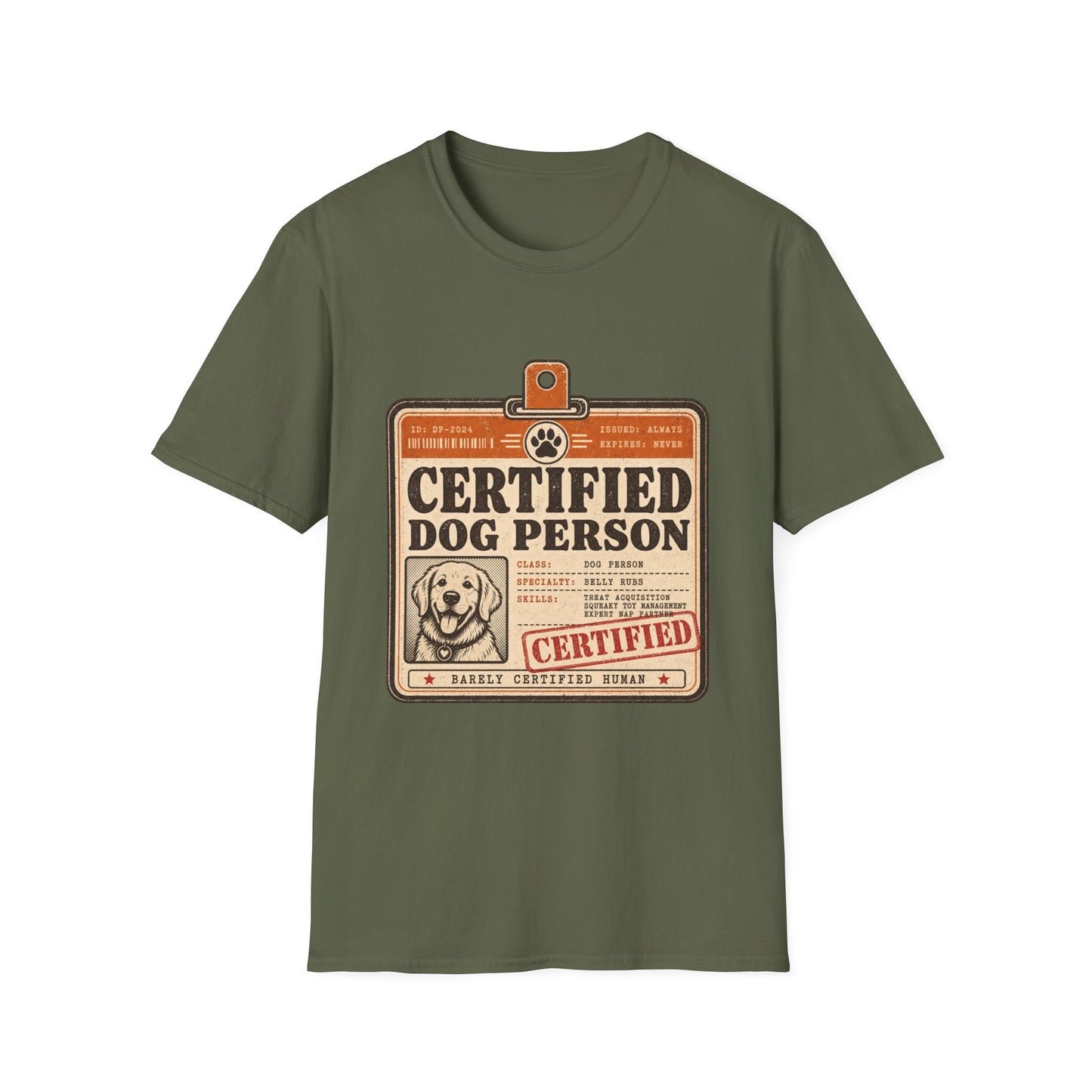 Certified Dog Person T-Shirt