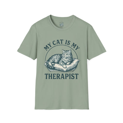 Cat Is My Therapist T-Shirt