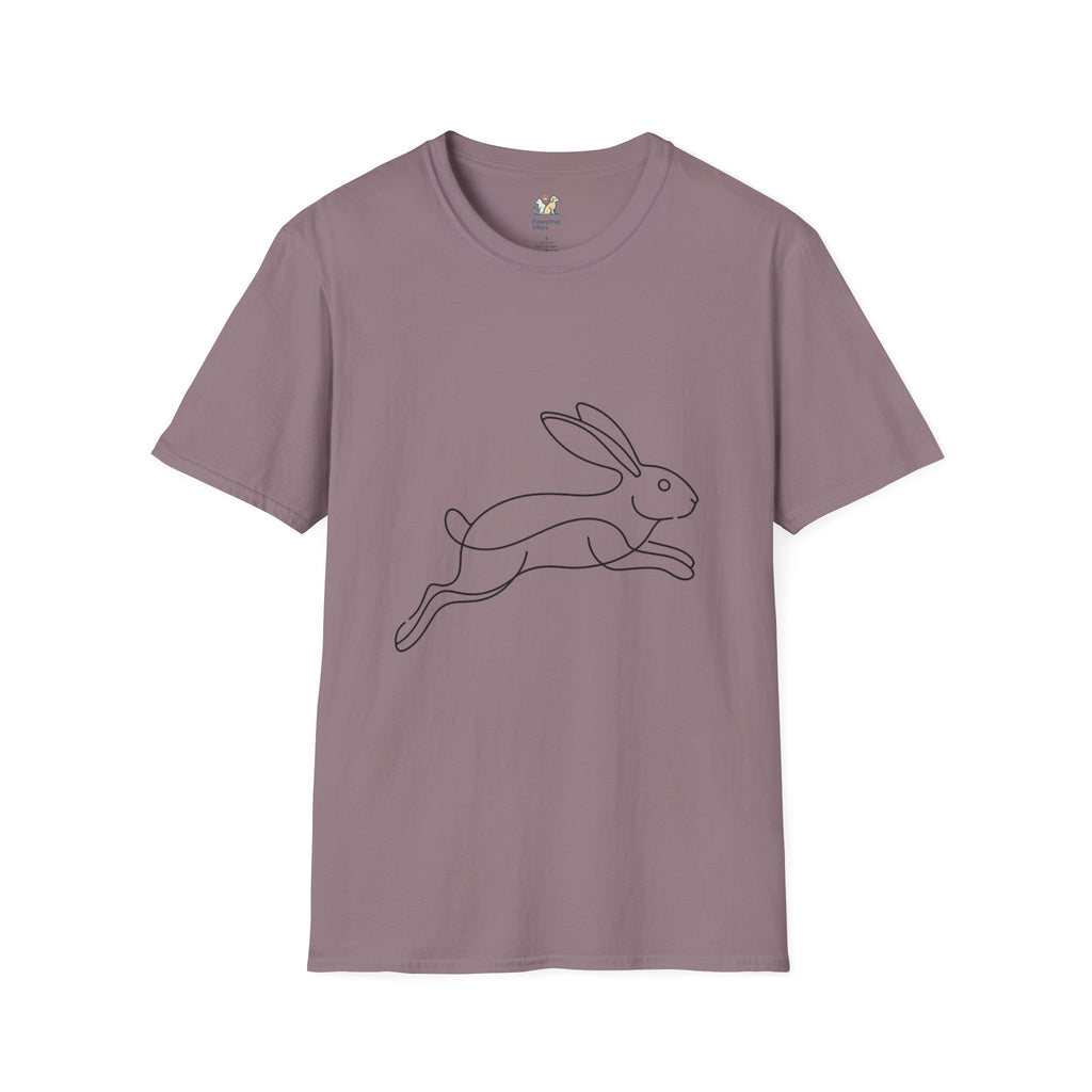 Rabbit Line ArtT-Shirt