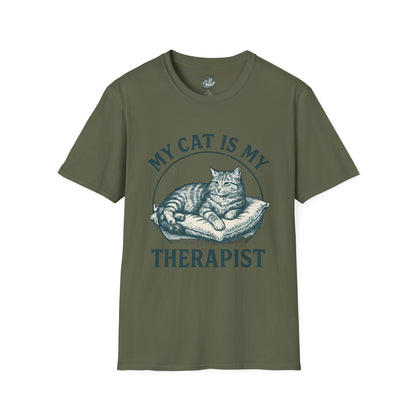 Cat Is My Therapist T-Shirt