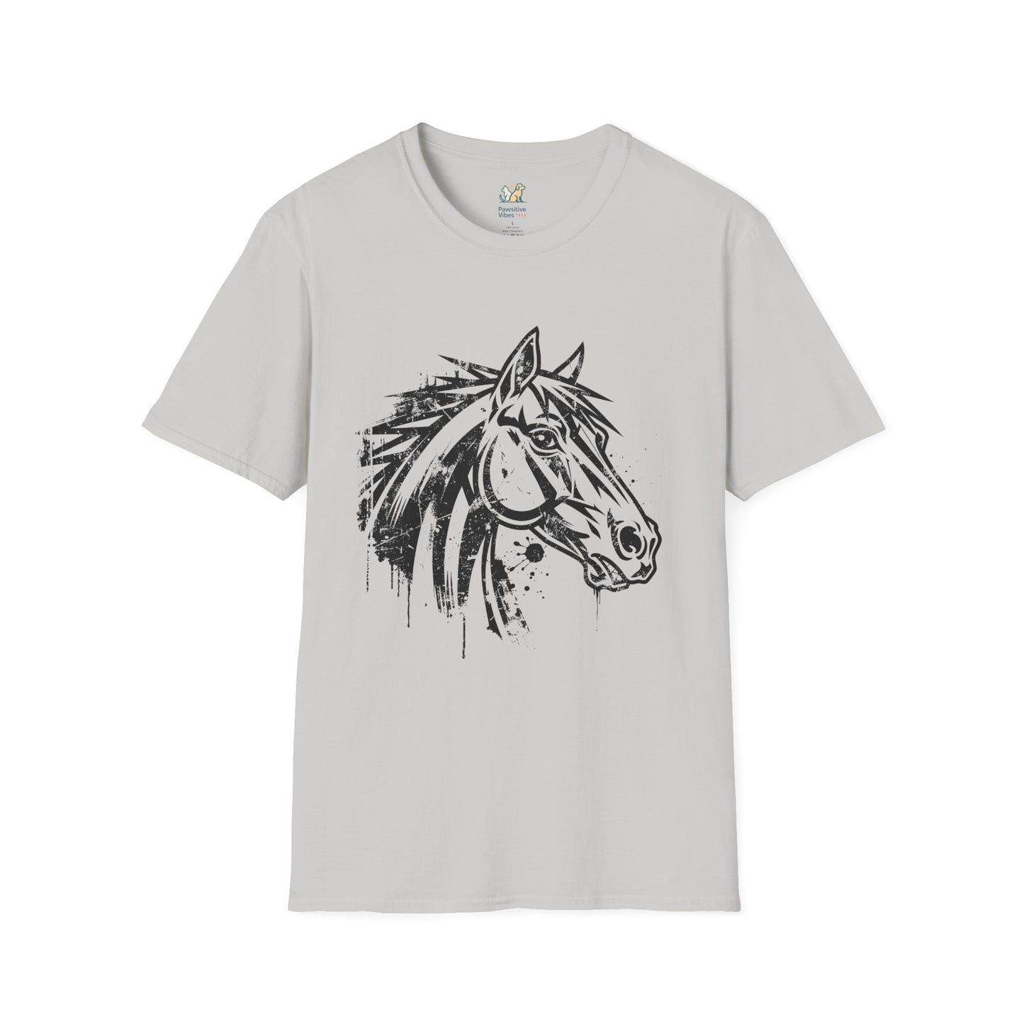 Grunge Horse Head T-Shirt