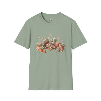 Tortoise Amid Succulents T-Shirt