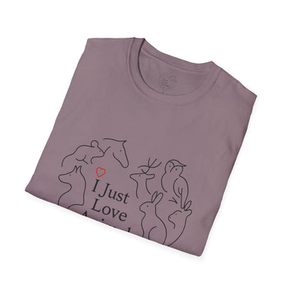I Just Love Animals T-Shirt