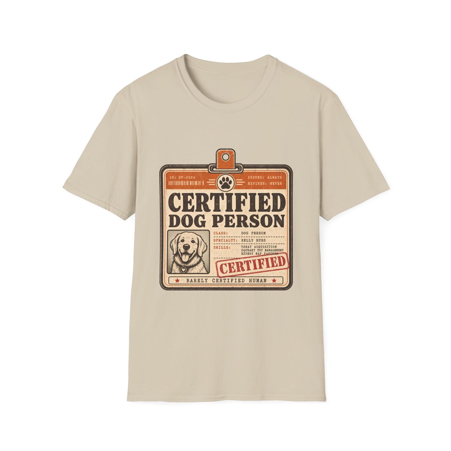Certified Dog Person T-Shirt