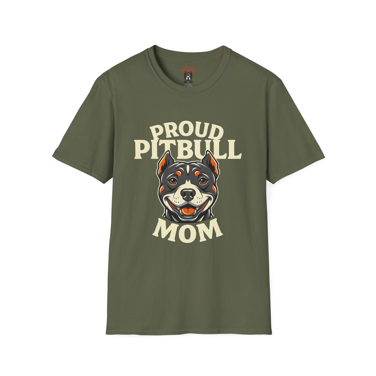Proud Pitbull Mom T-Shirt