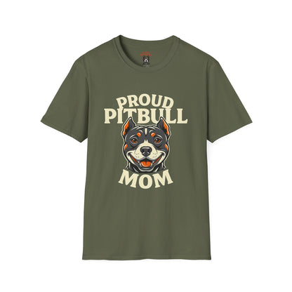 Proud Pitbull Mom T-Shirt
