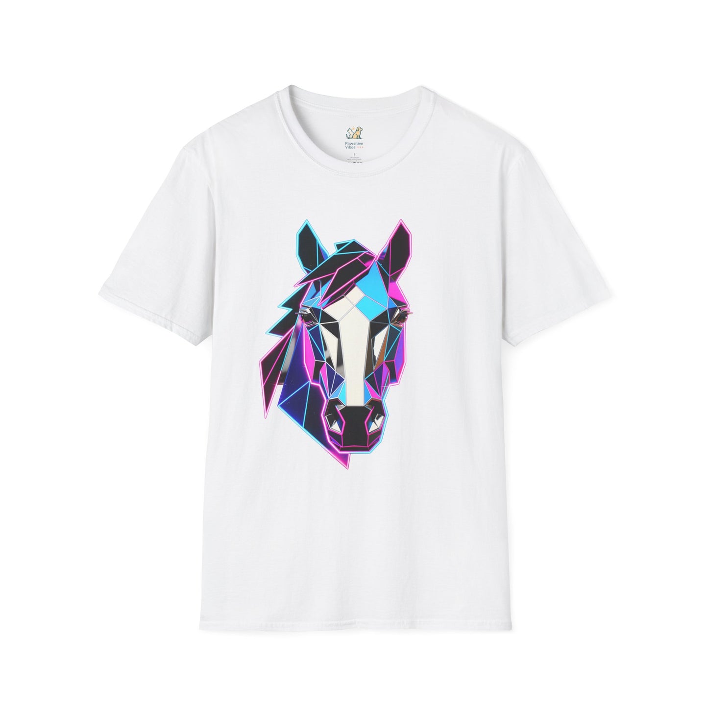 80s Geometric Horse Head T-Shirt