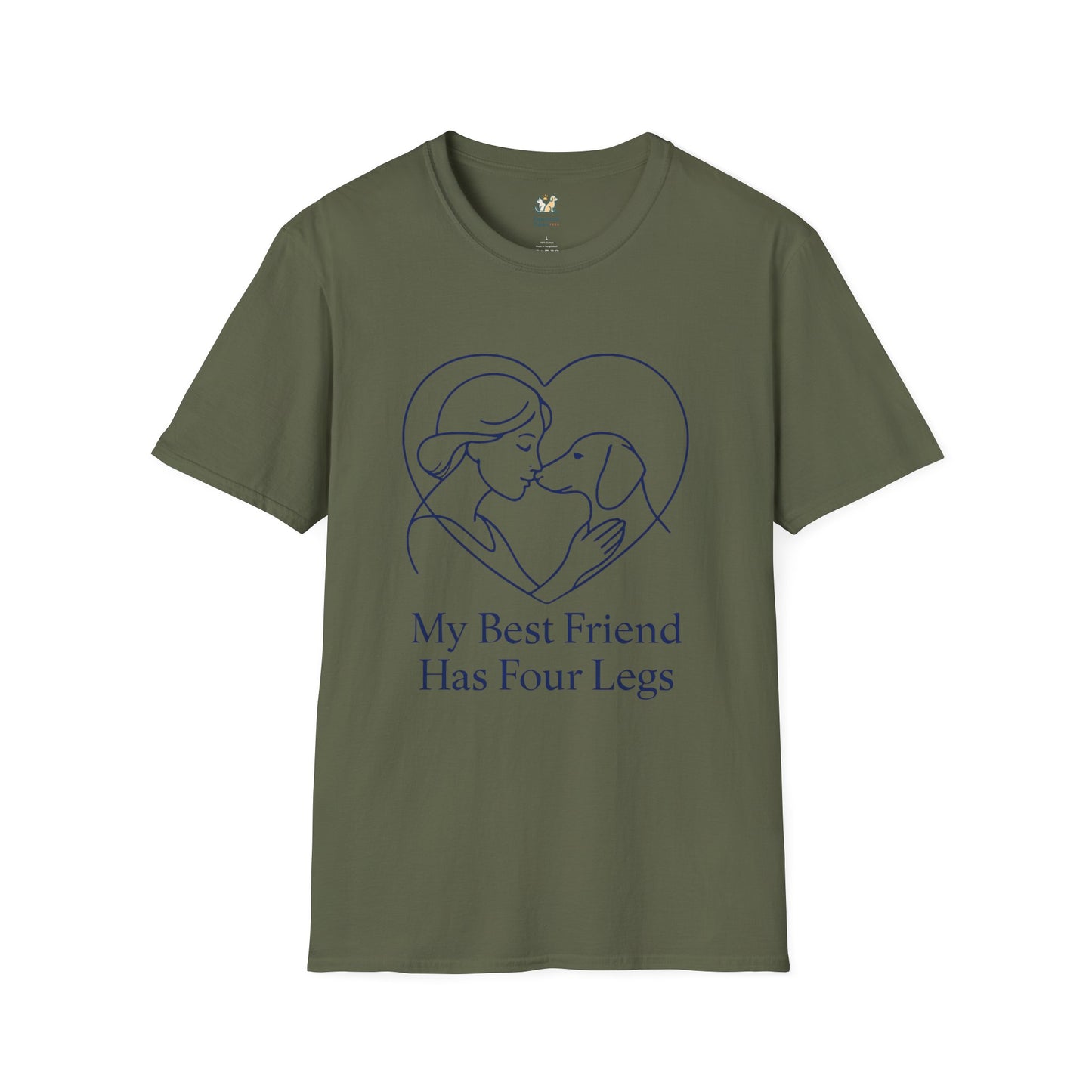 Dog and Woman Heart T-Shirt
