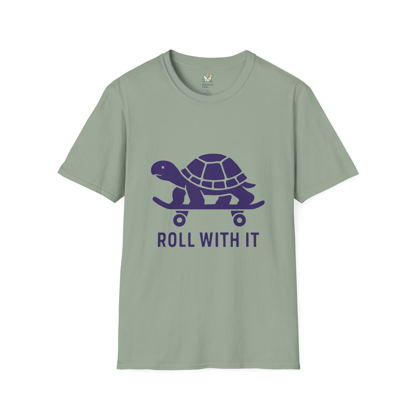 Roll With ItTurtle on Skateboard T-Shirt