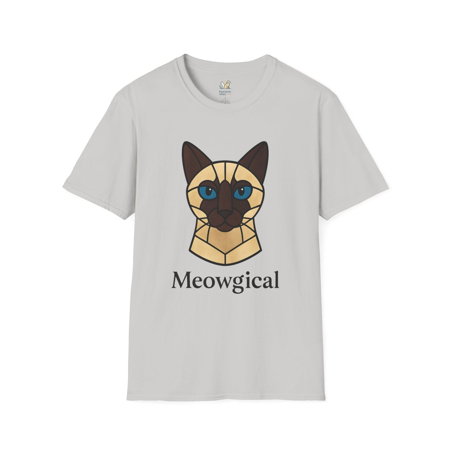 Meowgical Stained Glass Cat T-Shirt
