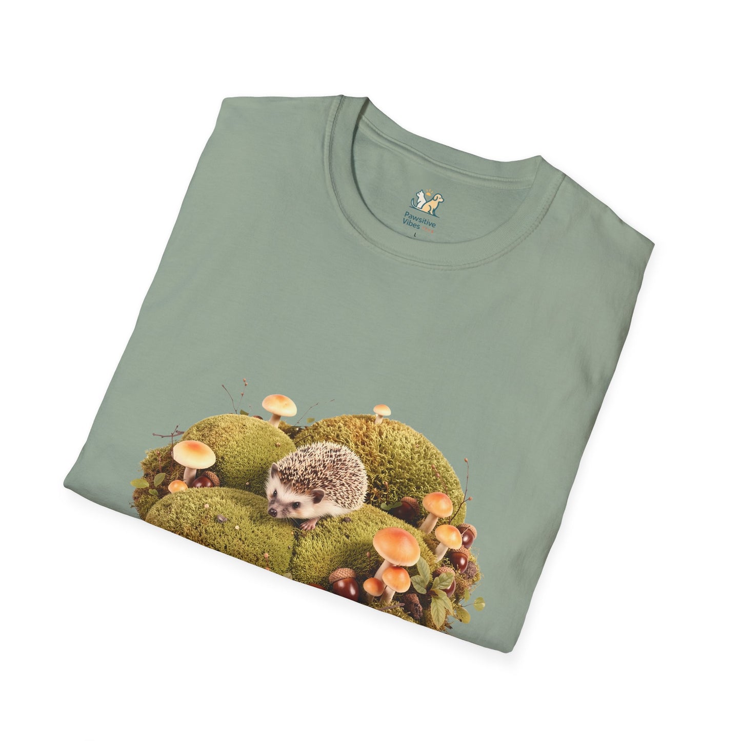 Hedgehog In A Mini Moss Garden T-Shirt