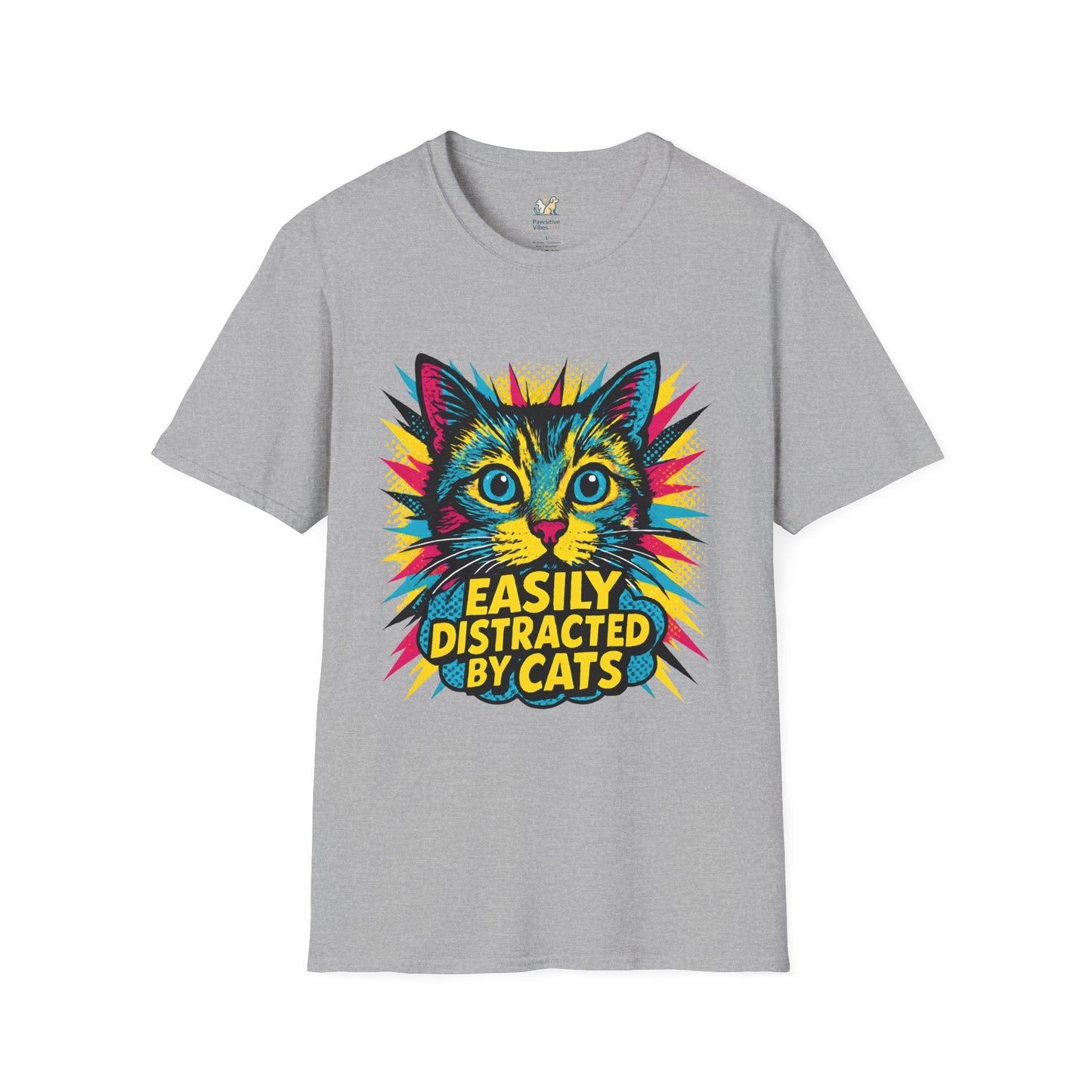Easily Distracted by Cats T-Shirt