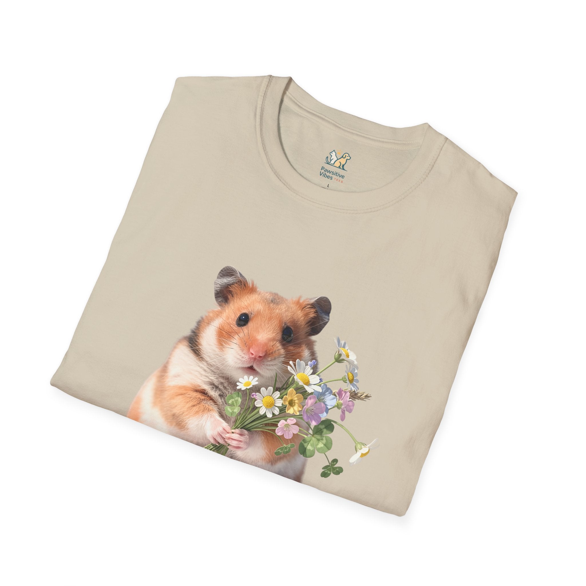 Hamster With  Wildflowers T-Shirt