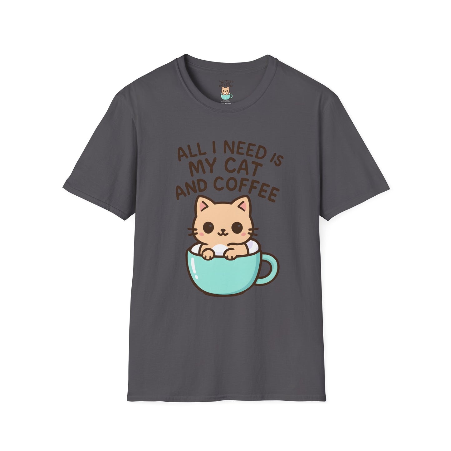 Cat in Coffee Cup T-Shirt