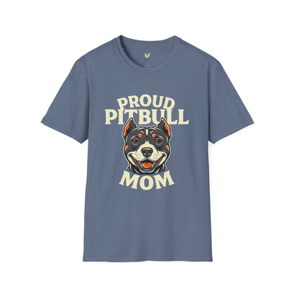 Proud Pitbull Mom T-Shirt