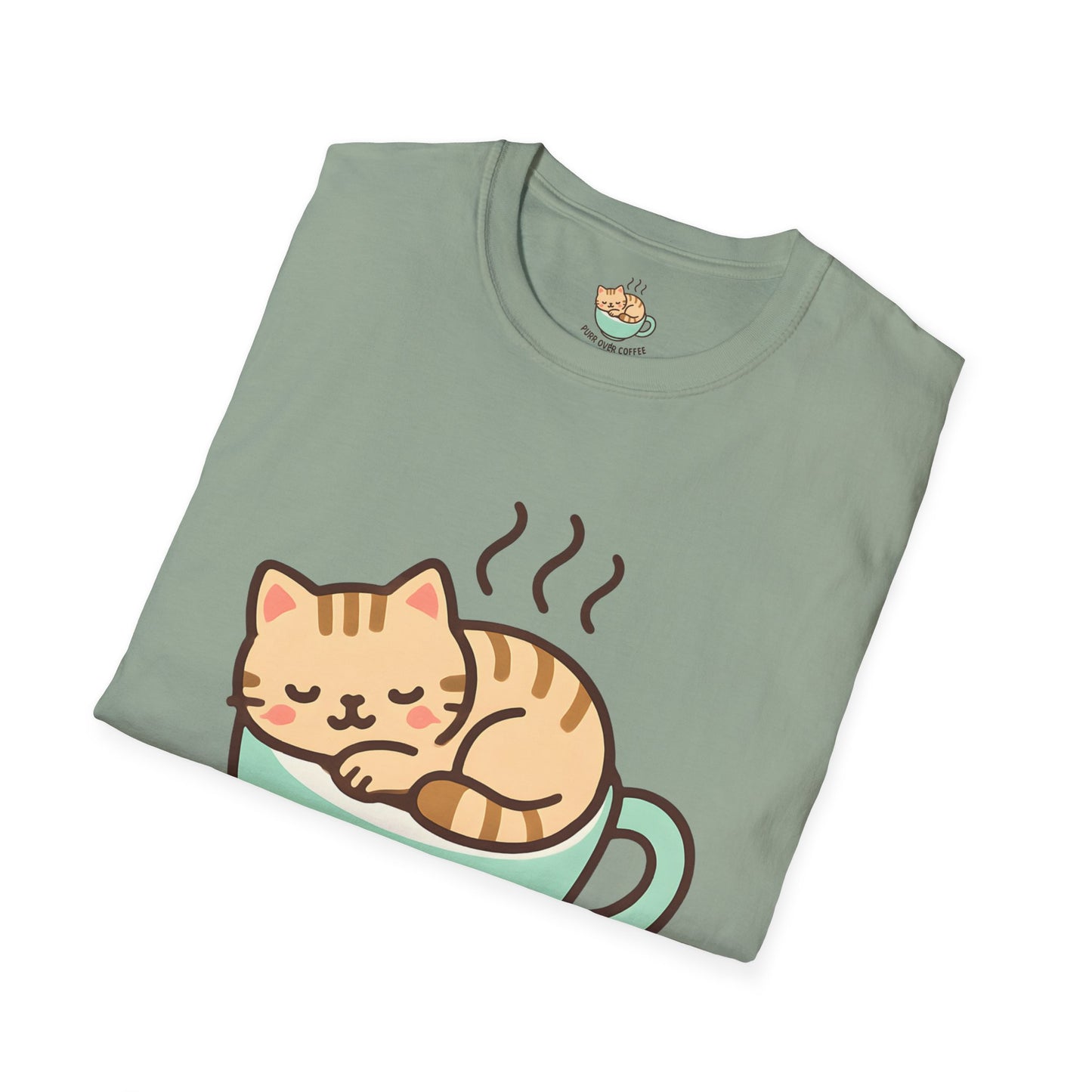 Cat in Coffee Cup T-Shirt