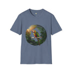 Parrot Surrounded By Foliage T-Shirt