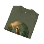 Parrot Surrounded By Foliage T-Shirt