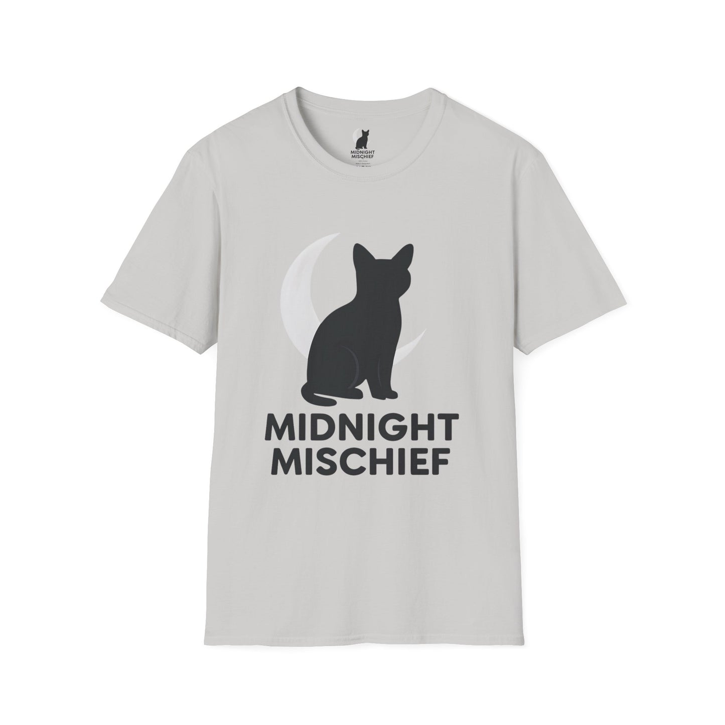 Midnight Mischief Moonlit Cat T-Shirt