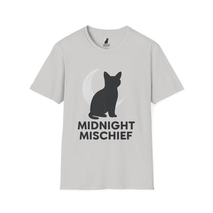 Midnight Mischief Moonlit Cat T-Shirt
