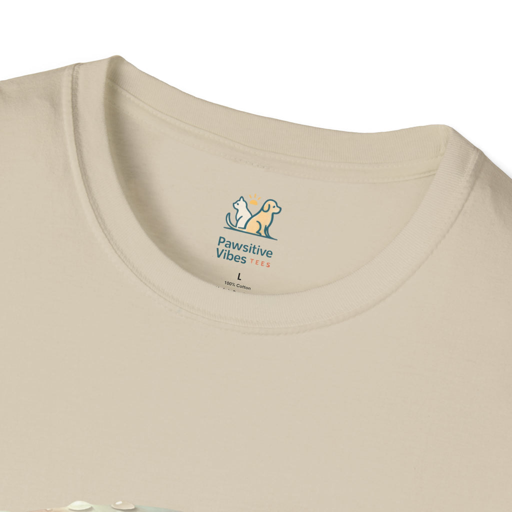 Fluffy Rabbit Beneath A Mushroom T-Shirt