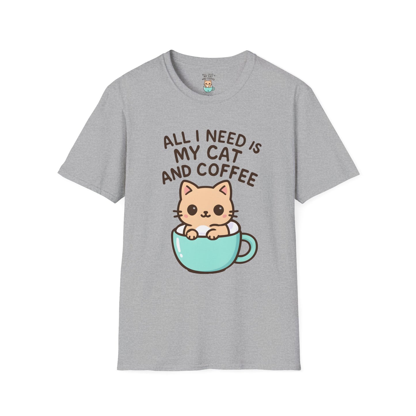 Cat in Coffee Cup T-Shirt